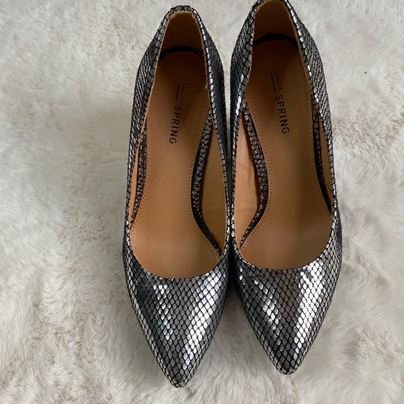 Sparkly Disco Ball Pumps with Wedge Heel - Picture 3 of 4